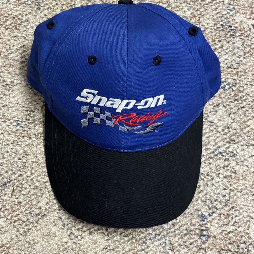 Snap On Hat Cap Snap Back Blue Racing K Products‎